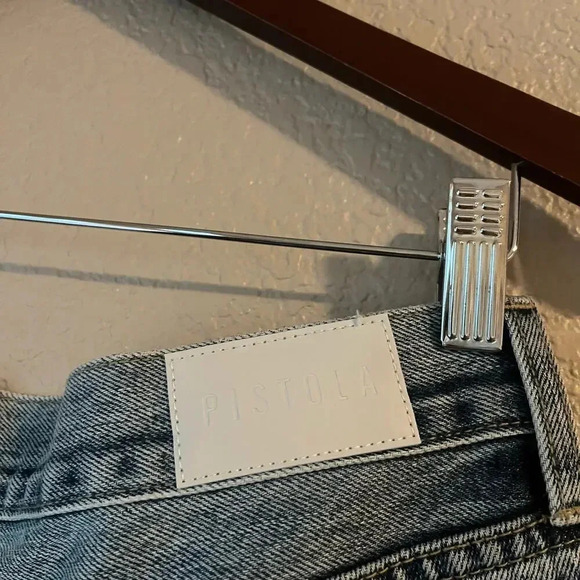 New Pistola Surf Distressed Jeans Button Fly Frayed Hem 32 NWT - Picture 7 of 9